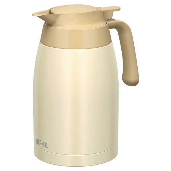 サーモス　ステンレスポット　クリームホワイト1.5L