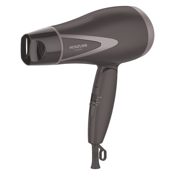 コイズミ　マイナスイオンヘアドライヤー　ブラック