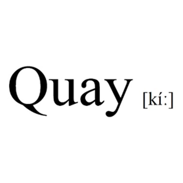 Quay 撥水加工3Wayナイロンリュック ブラック