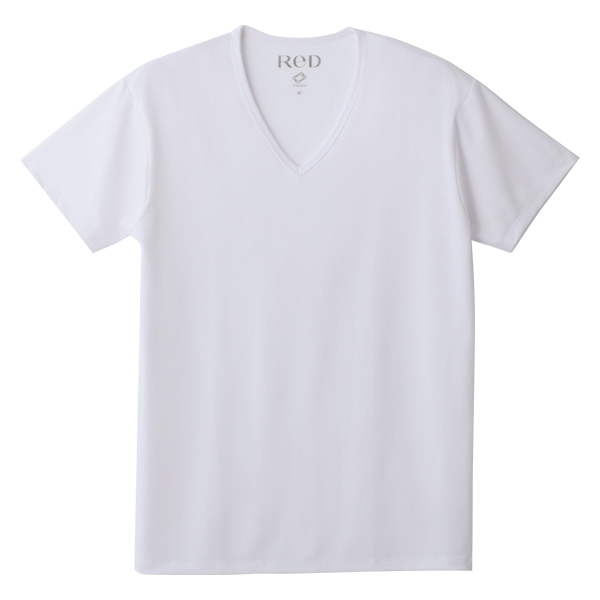 ReD バイタルテックシリーズ Vネックインナー（男性用） ホワイト M
