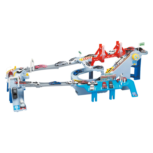 トミカワールド　コースがのび～る！2WAYにぎやか高速どうろ